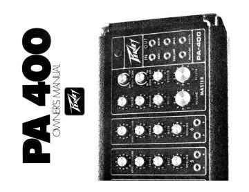 Peavey-PA400 preview