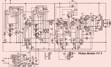 Philips 117X schematic circuit diagram