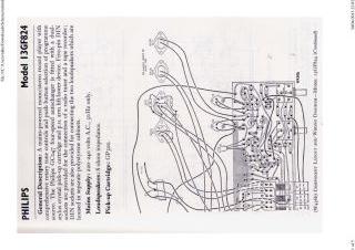Philips 13GF824 schematic circuit diagram