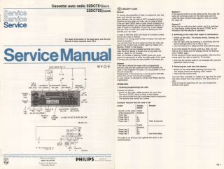 Philips 22DC755 schematic circuit diagram