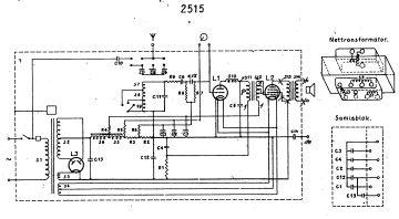 Philips 2515 schematic circuit diagram