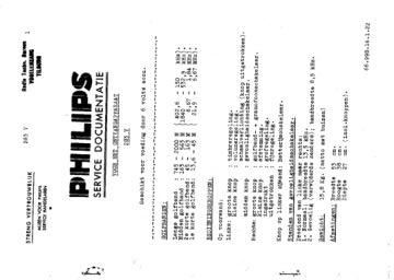 Philips 283V schematic circuit diagram