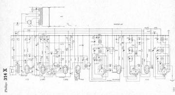 Philips 314X schematic circuit diagram