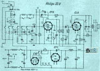 Philips 32U schematic circuit diagram