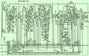 Philips 335A schematic circuit diagram