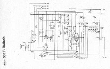 Philips 338B schematic circuit diagram