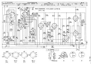 Philips 381B schematic circuit diagram