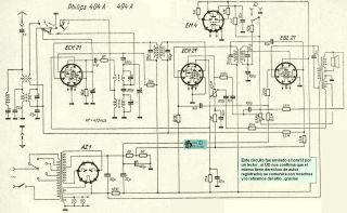 Philips 404A schematic circuit diagram
