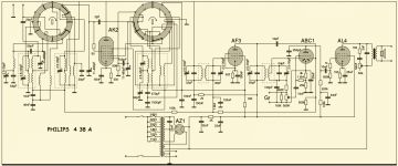 Philips 438A schematic circuit diagram