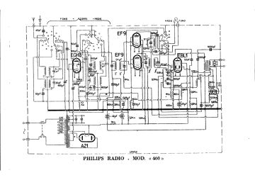 Philips 460 schematic circuit diagram