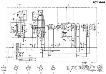Philips 461A schematic circuit diagram