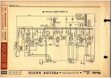 Philips 466 schematic circuit diagram