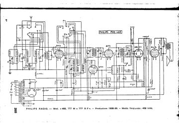Philips 469 schematic circuit diagram