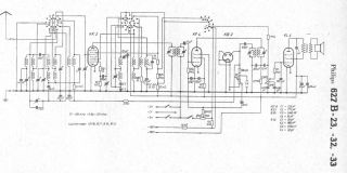 Philips 33 schematic circuit diagram