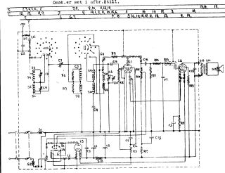 Philips 104HU schematic circuit diagram