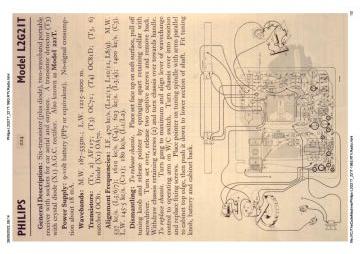 Philips 221T schematic circuit diagram