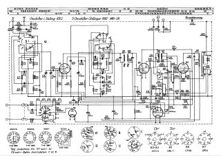 Philips 460U schematic circuit diagram