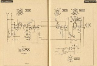 Philips 148 schematic circuit diagram