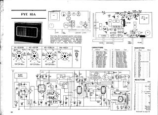 Pye 18A schematic circuit diagram
