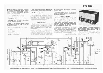 Pye-R33-1960.Radio preview
