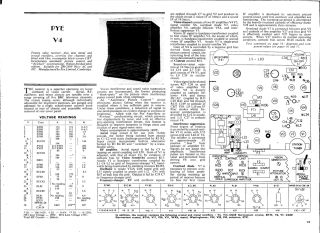 Pye V4 schematic circuit diagram
