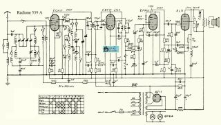 Radione 539A schematic circuit diagram