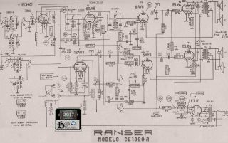 Ranser CE1020A schematic circuit diagram