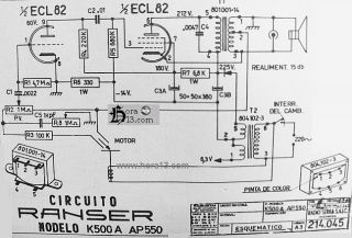 Ranser K500A schematic circuit diagram