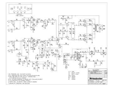 Rickenbacker B212 schematic circuit diagram