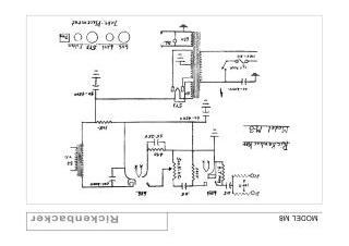 Rickenbacker M8 schematic circuit diagram