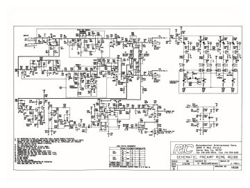 Rickenbacker RG90 schematic circuit diagram