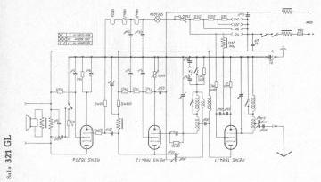 SABA 321GL schematic circuit diagram
