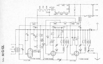 SABA 32G schematic circuit diagram