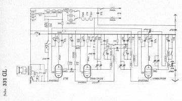 SABA 331GL schematic circuit diagram