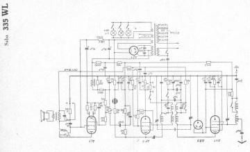 SABA 335WL schematic circuit diagram