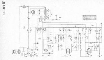 SABA 350W schematic circuit diagram