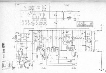 SABA 356GW schematic circuit diagram