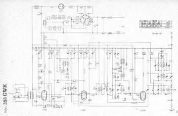 SABA 358GWK schematic circuit diagram