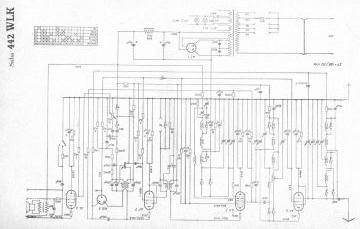 SABA 442WLK schematic circuit diagram