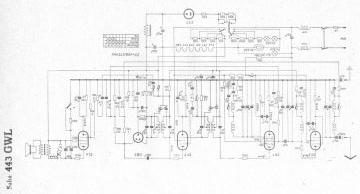 SABA 443GWL schematic circuit diagram