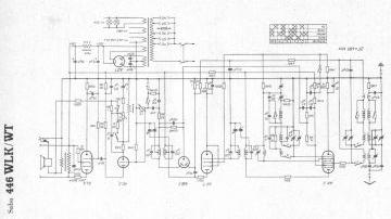 SABA 446WT schematic circuit diagram