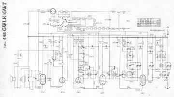 SABA 448GWLK schematic circuit diagram