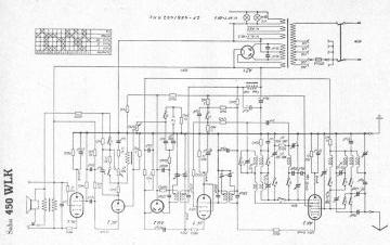 SABA 450WLK schematic circuit diagram