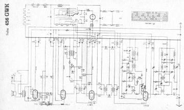 SABA 456GWK schematic circuit diagram