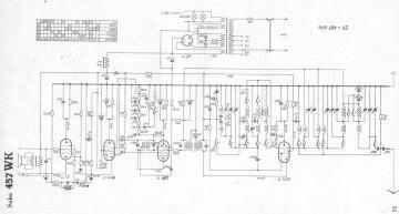 SABA 457WK schematic circuit diagram