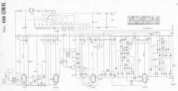 SABA 458GWK schematic circuit diagram
