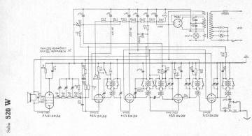 SABA 520W schematic circuit diagram