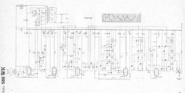 SABA 580WK schematic circuit diagram