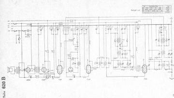 SABA 620B schematic circuit diagram