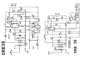 SABA DKE38 schematic circuit diagram
